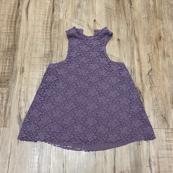 Mauve Hollister Halter Tank - Picture 1 of 6
